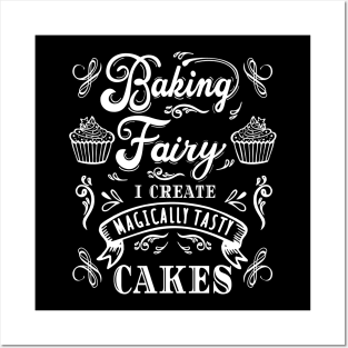 Baking Fairy - baker, baking saying gift Posters and Art